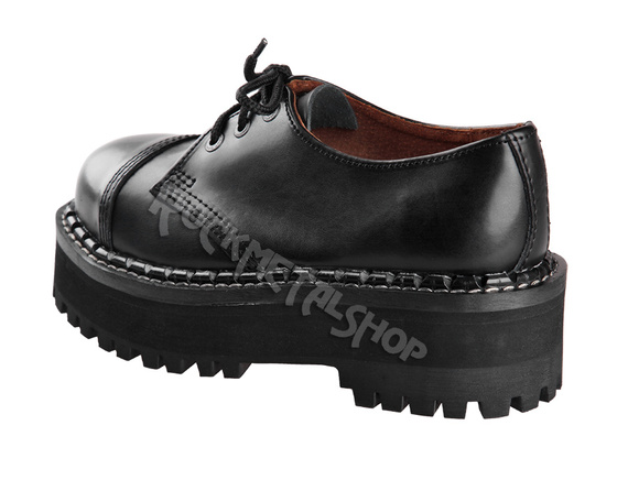 glany na wysokiej podeszwie STEADY'S - 3 dziurki, czarne (STE/3/PODS-2,5)