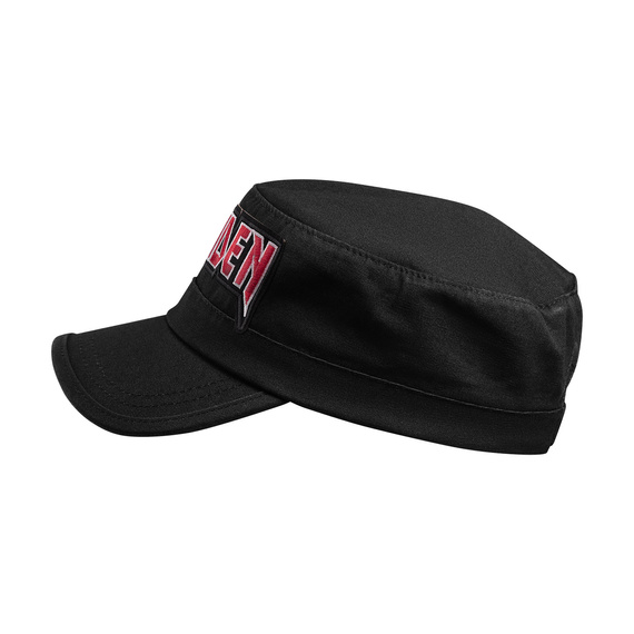 czapka patrolówka IRON MAIDEN - LOGO BLACK RED