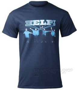 koszulka THE BEATLES - HELP SILVER