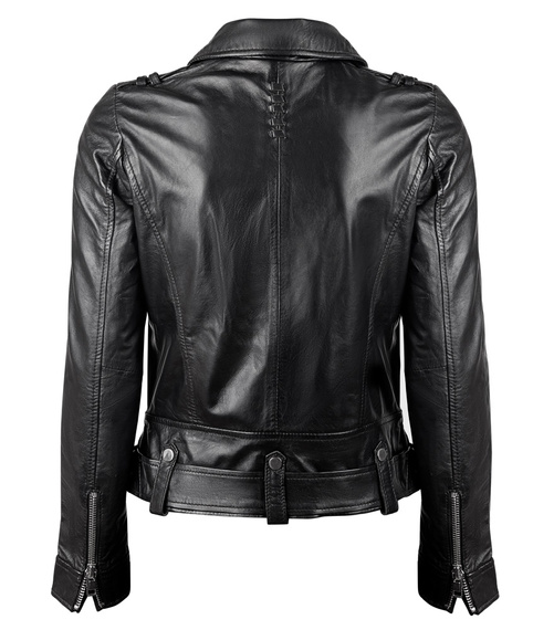 kurtka skórzana - G2WANCA SF LAROXV - BLACK, damska