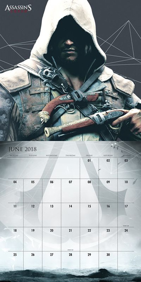kalendarz ASSASSINS CREED 2018