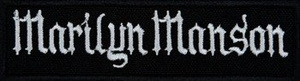 naszywka MARILYN MANSON - LOGO