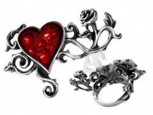 pierścień BED OF BLOOD ROSES