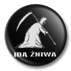 przypinka IDĄ ŻNIWA Ø38mm