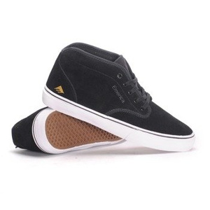 buty EMERICA - WINE G6 MID BLACK WHITE GOLD