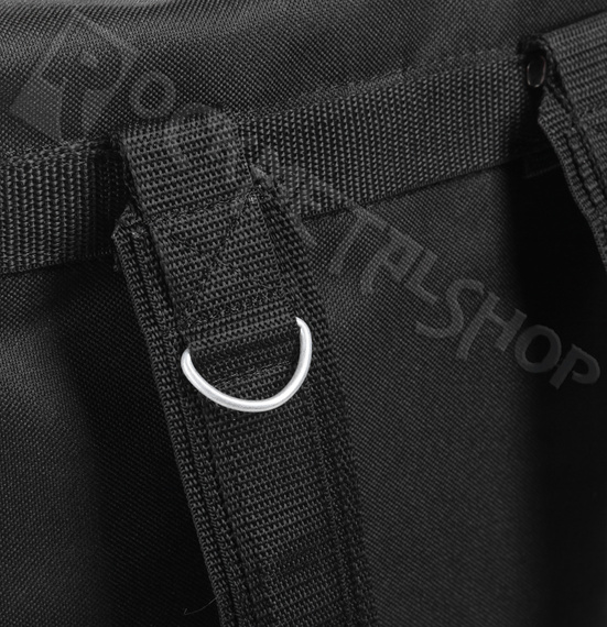 PLECAK KOSTKA CZARNY, USZKODZONY