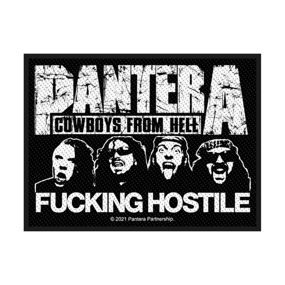 naszywka PANTERA - FUCKING HOSTILE
