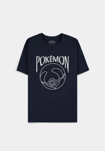 koszulka POKÉMON - NAVY HEAL BALL granatowa