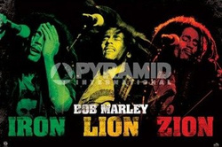 plakat BOB MARLEY - IRON LION ZION