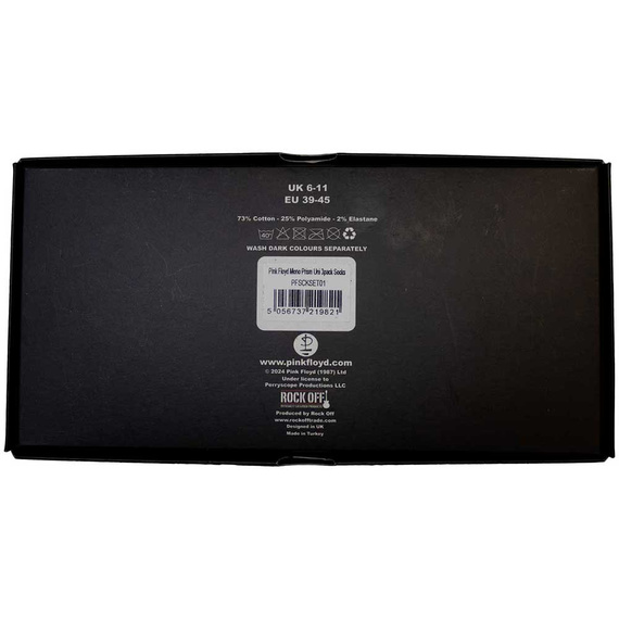skarpetki PINK FLOYD - MONO PRISM, zestaw 3 par