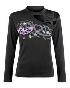 bluzka damska TRIBAL ROSE długi rękaw