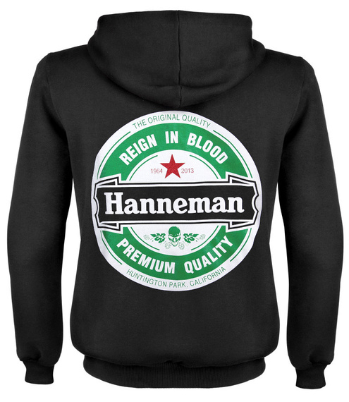 bluza SLAYER - HANNEMAN rozpinana, z kapturem