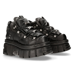 buty NEW ROCK ITALI NEGRO, NOMADA NEGRO, TOWER NEGRO LATERAL [M-106-S29], USZKODZONE