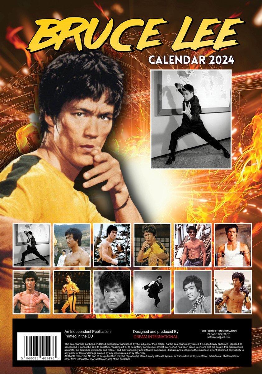 Kalendarz BRUCE LEE 2024 Sklep RockMetalShop Pl   Pol Pl Kalendarz BRUCE LEE 2024 213361 3 