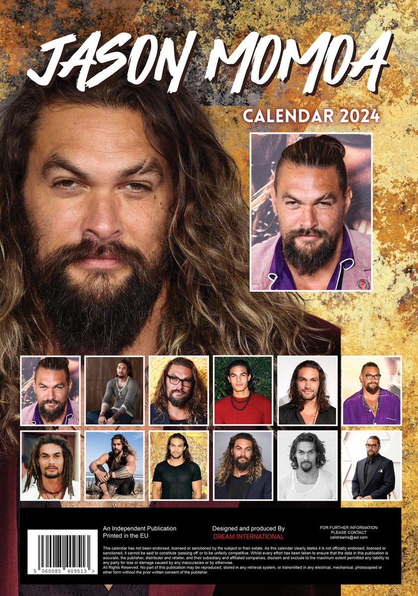 kalendarz JASON MOMOA 2024 sklep