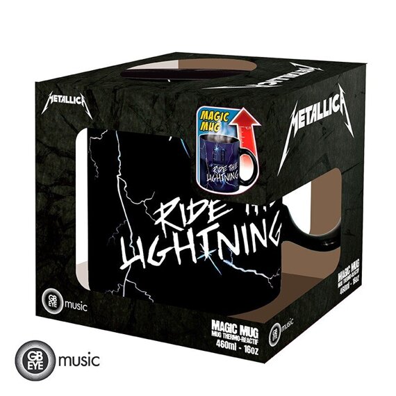  kubek termoaktywny  METALLICA - RIDE THE LIGHTNING , duży 460 ml