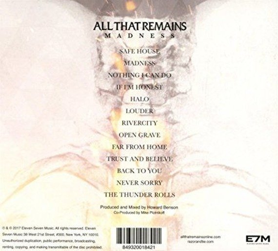 ALL THAT REMAINS: MADNESS (CD)