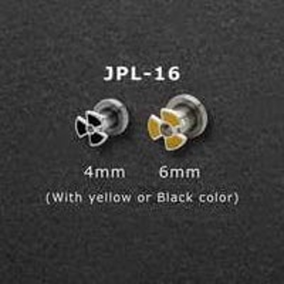 PIERCING TUNEL RADIOACTIVE BLACK [JPL-16]