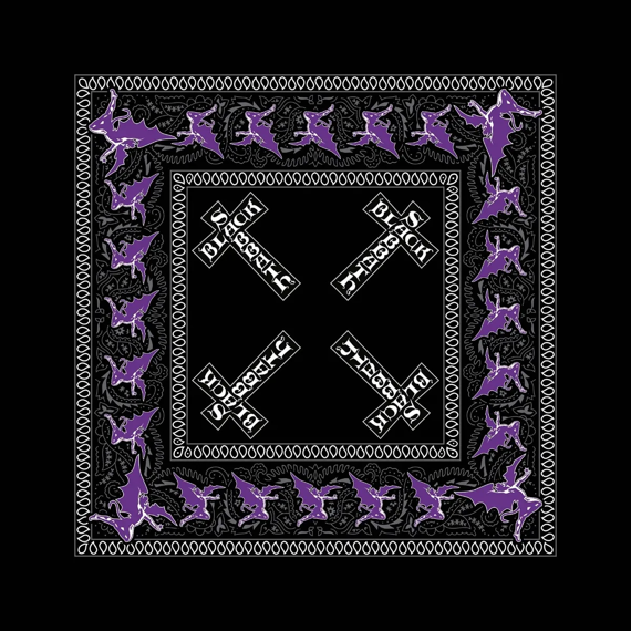 bandana BLACK SABBATH - CROSS LOGO