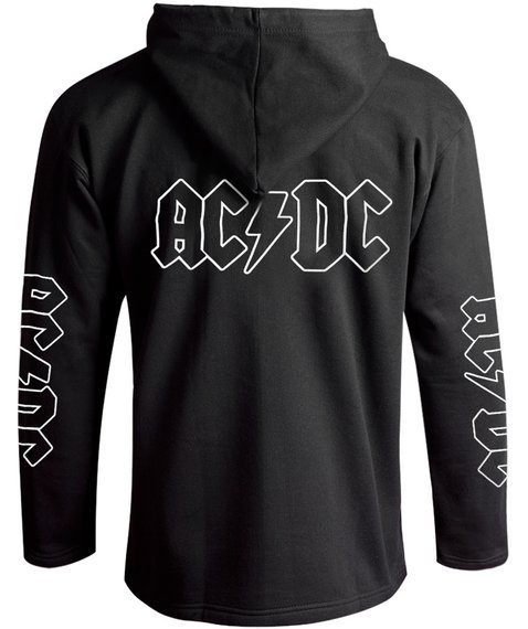 bluza AC/DC czarna, z kapturem