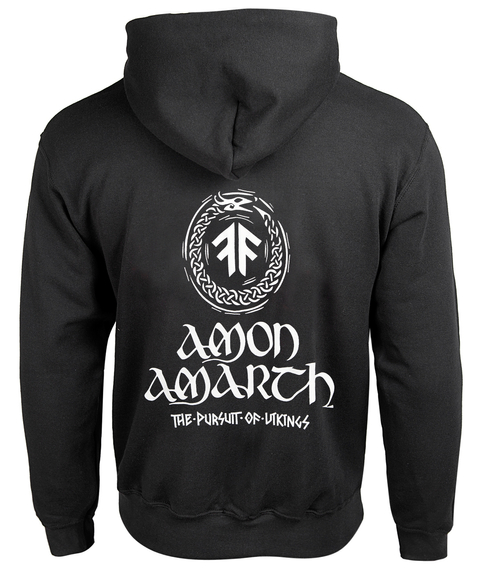 bluza AMON AMARTH - THE PURSUIT OF VIKINGS rozpinana, z kapturem