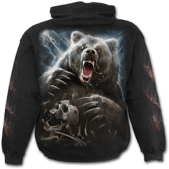 bluza BEAR CLAWS, kangurka z kapturem