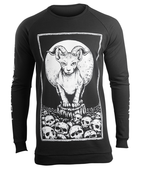 bluza BELIAL - HELL CAT, bez kaptura