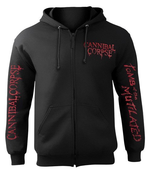 bluza CANNIBAL CORPSE - TOMB OF THE MUTILATED (EXPLICIT), rozpinana z kapturem 