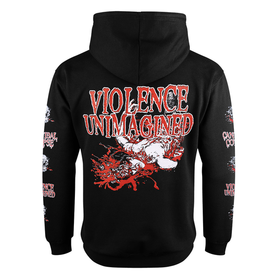 bluza CANNIBAL CORPSE - VIOLENCE UNIMAGINED COVER, kangurka z kapturem