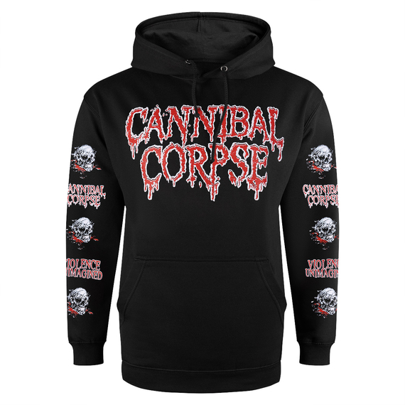 bluza CANNIBAL CORPSE - VIOLENCE UNIMAGINED COVER, kangurka z kapturem