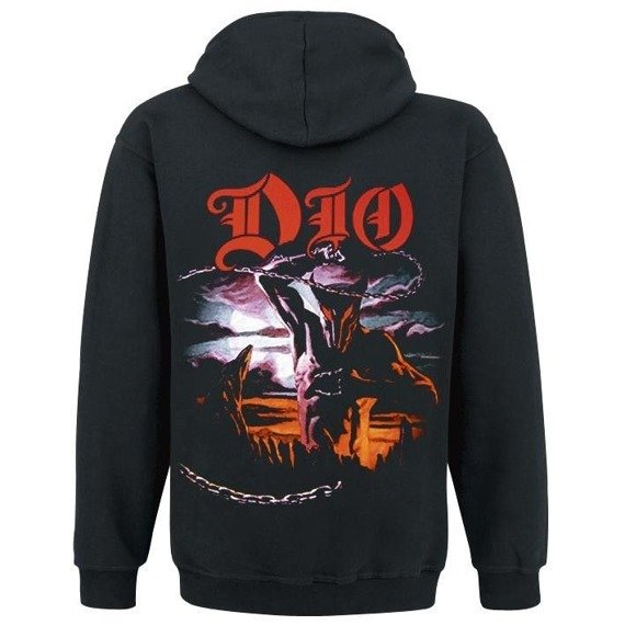 bluza DIO - HOLY DIVER, rozpinana, z kapturem