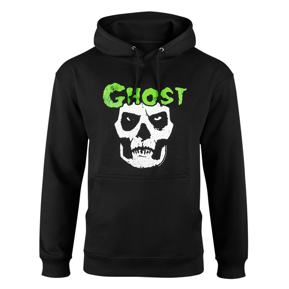 bluza GHOST - SKULL, kangurka z kapturem