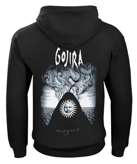 bluza GOJIRA - MAGMA rozpinana, z kapturem