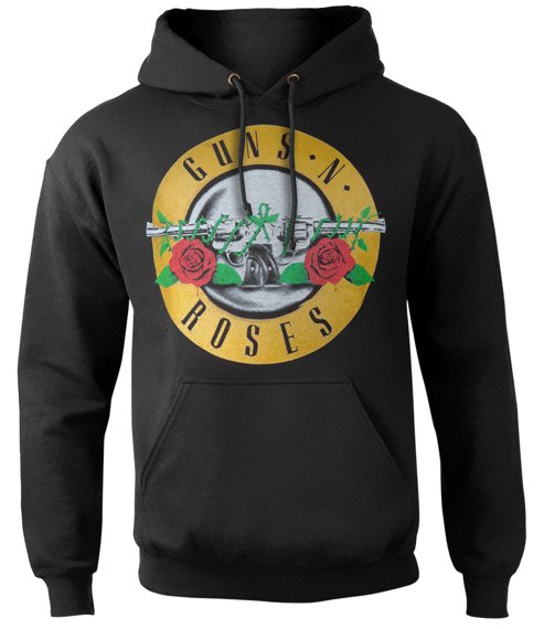 bluza GUNS N' ROSES - CLASSIC LOGO, z kapturem