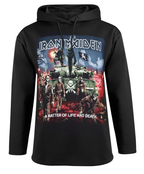 bluza IRON MAIDEN - A MATTER OF LIFE AND DEATH, z kapturem