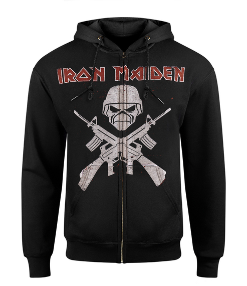 bluza IRON MAIDEN - A MATTER OF LIFE DEATH, rozpinana z kapturem