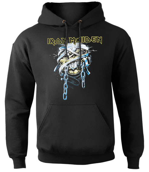 bluza IRON MAIDEN - POWERSLAVE, kangurka z kapturem