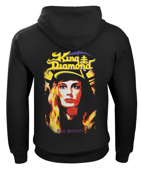 bluza KING DIAMOND - FATAL PORTRAIT rozpinana, z kapturem