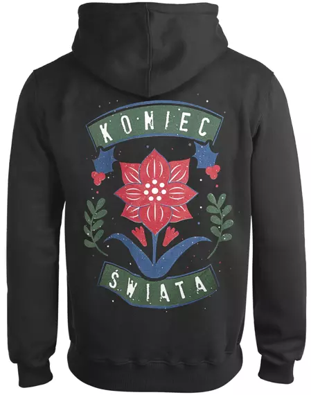 bluza KONIEC ŚWIATA - FOLK rozpinana, z kapturem