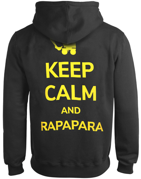 bluza ŁYDKA GRUBASA - KEEP CALM AND RAPAPARA rozpinana z kapturem