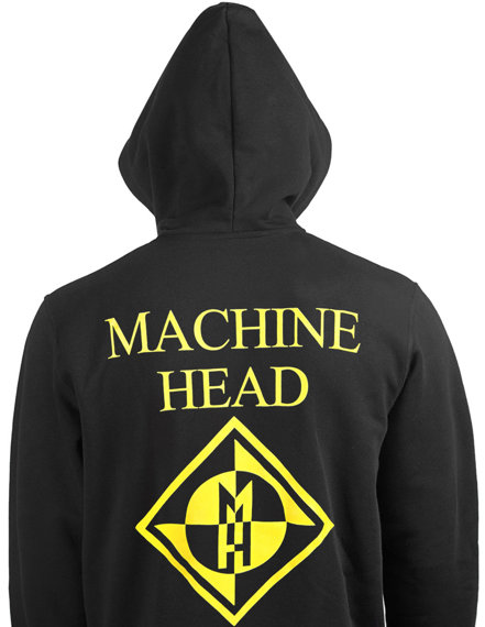 bluza MACHINE HEAD - LOGO rozpinana z kapturem