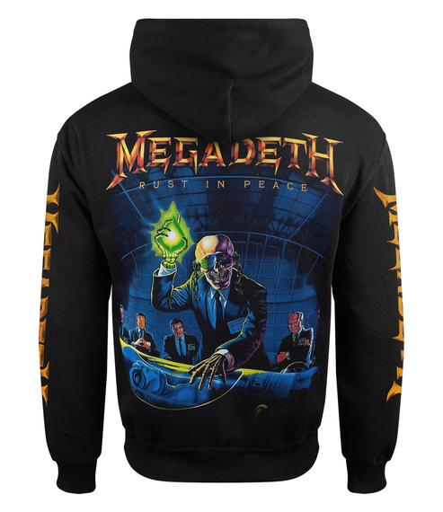 bluza MEGADETH - RUST IN PEACE... rozpinana z kapturem