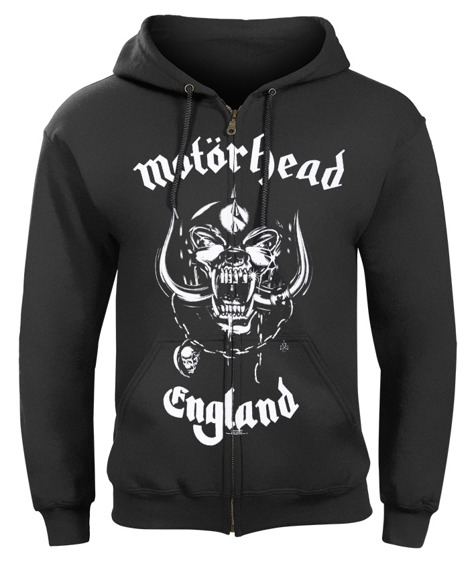 bluza MOTORHEAD - ENGLAND, rozpinana z kapturem