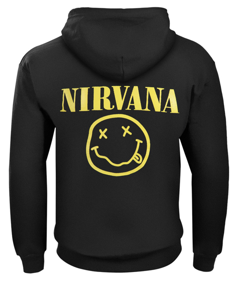 bluza NIRVANA - SMILEY rozpinana, z kapturem