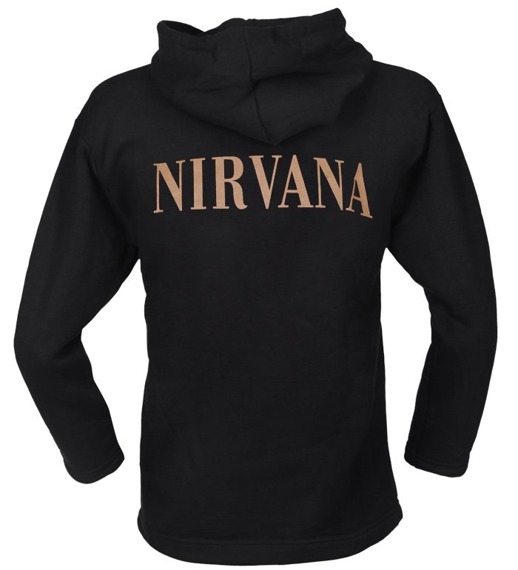 bluza NIRVANA czarna, z kapturem