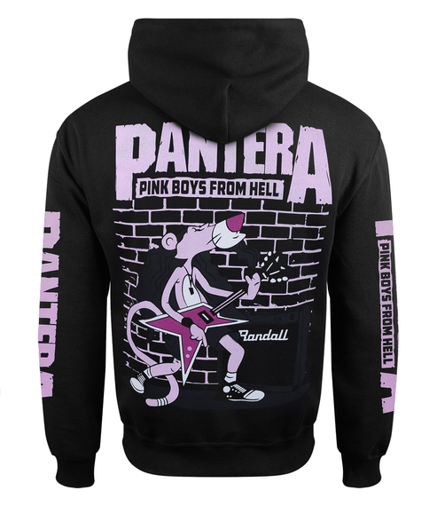 bluza PANTERA - PINK BOYS FROM HELL rozpinana z kapturem