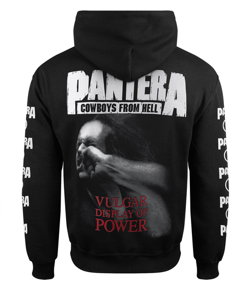 bluza PANTERA - VULGAR DISPLAY OF POWER rozpinana z kapturem