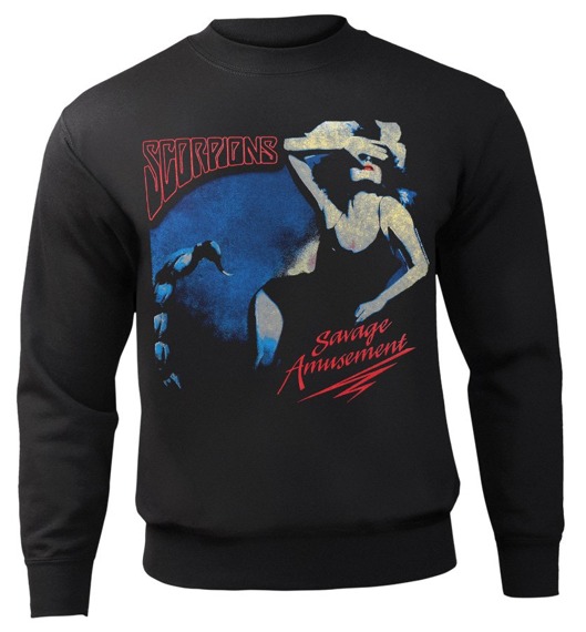 bluza SCORPIONS - SAVAGE AMUSEMENT, bez kaptura