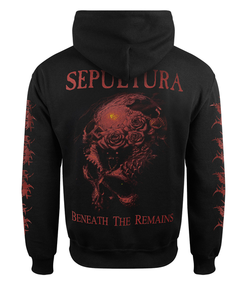 bluza SEPULTURA - BENEATH THE REMAINS rozpinana z kapturem