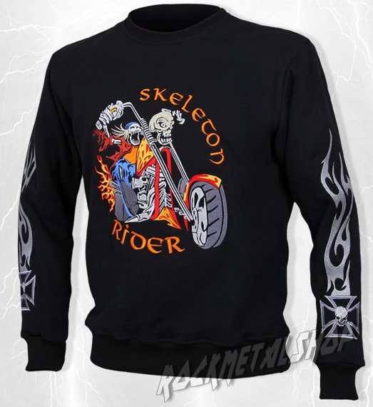 bluza SKELETON RIDER bez kaptura 